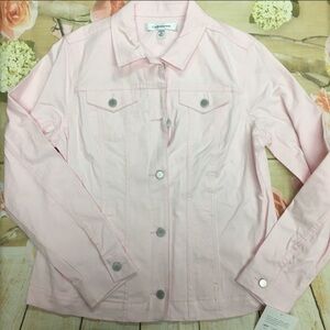 Women's croft‎ & barrow pink twill jacket NWT
